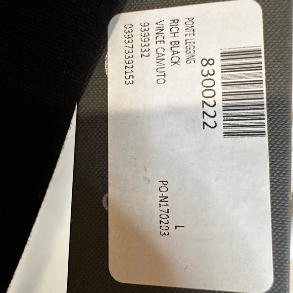 Vince Camuto Classic Black Apparel leggings - Picture 4 of 6